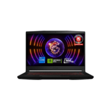 MSI Thin GF63 15.6" 144Hz Gaming Laptop: Intel Core i7, GeForce RTX 4050, 16GB DDR4, 512GB NVMe SSD, Win11 Home - Black