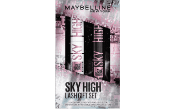 Maybelline Lash Sensational Sky High Mascara and Primer Set - Cosmic Black and Soft Black