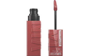 Maybelline Super Stay Vinyl Ink Longwear Liquid Lipcolor, Highly Pigmented Cheeky Rose Nude Lipstick