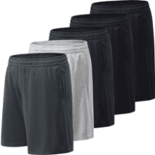 Mens Athletic Shorts with Pockets - Quick Drying Activewear for Gym Workout