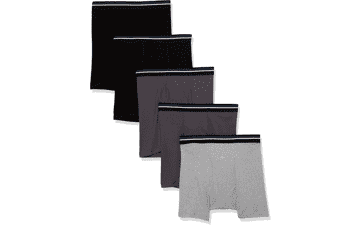 Men's Tag-Free Boxer Briefs - Pack of 5