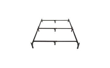 Metal Bed Frame, 9-Leg Base for Box Spring and Mattress, King, Tool-Free Assembly, Black