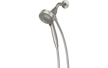 Moen Engage Magnetix Brushed Nickel 3.5-Inch Six-Function Handheld Showerhead