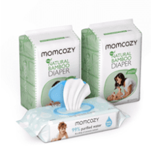 Momcozy Bamboo Diapers Kit - Size 2