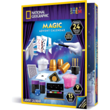 NATIONAL GEOGRAPHIC Magic Advent Calendar 2023 - Jumbo Kids Advent Calendar with 24 Magic Tricks & Science Experiments