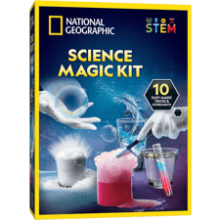 NATIONAL GEOGRAPHIC Magic Chemistry Set - 10 Amazing Magic Tricks, STEM Projects and Science Experiments - Science Toys for Boys and Girls 8-12