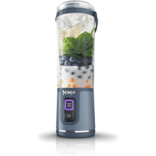 Ninja BC51NV Blast Portable Blender - Cordless 18oz. Vessel for Shakes & Smoothies - BPA Free - Leakproof Lid & Sip Spout - USB-C Rechargeable - Dishwasher Safe Parts - Denim Blue