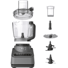 Ninja BN601 Professional Plus Food Processor - 1000 Peak Watts - 4 Functions - 9-Cup Processor Bowl - 3 Blades - Silver