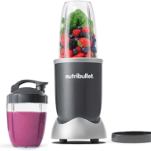 Nutribullet Personal Blender - Shakes, Smoothies, Food Prep, Frozen Blending - 24 Ounces - 600 Watt - Gray