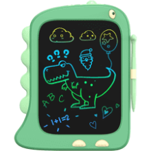 ORSEN LCD Writing Tablet Toys, 8.5 Inch Doodle Board Drawing Pad for Kids, Dinosaur Drawing Board - Green