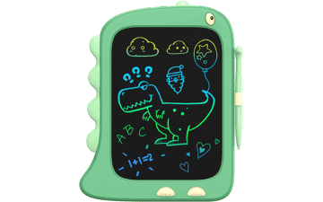 ORSEN LCD Writing Tablet Toys, 8.5 Inch Doodle Board Drawing Pad for Kids, Dinosaur Drawing Board - Green