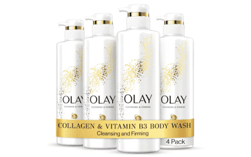 Olay Cleansing & Firming Body Wash with Vitamin B3 and Collagen - 20 fl oz (Pack of 4)