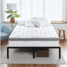 Olee Sleep King Mattress - 13 Inch Hybrid, Gel Infused Memory Foam, Pocket Spring, CertiPUR-US Certified, Firm