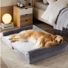 Orthopedic Sofa Dog Bed for Large Dogs with Removable Waterproof Cover