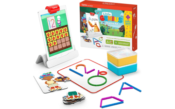 Osmo Little Genius Starter Kit for iPad - Early Math Adventure - Educational Learning Games Ages 3-5 - Counting, Shapes, Phonics & Creativity - STEM Toy Gifts for Kids