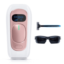 Permanent IPL Hair Removal Device - Upgraded 999,900 Flashes for Face, Legs, Arms, and Whole Body At-Home Use