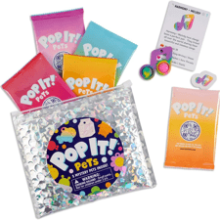 Pop It! Pets Season 1 - Mystery Bag | 5 Pets | Mini Collectables | Cute Fidget and Sensory Toy | Over 100 Companions to Collect