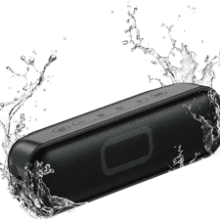 Portable Bluetooth Speakers - 20W Loud Stereo Sound, IPX7 Waterproof, TWS Party Speakers, Multi-Color Lights, 15 Hrs Playtime