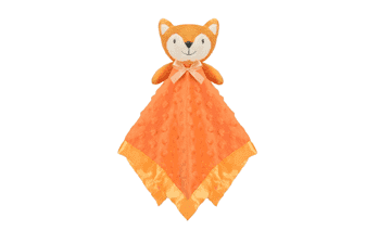 Pro Goleem Fox Security Blanket - Soft Baby Lovey - Unisex Lovie - Newborn Toddler Gift - 16 Inch