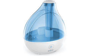 Pure Enrichment MistAire Ultrasonic Cool Mist Humidifier - Premium 1.5L Water Tank, Whisper-Quiet Operation, Automatic Shut-Off, Night Light - Lasts Up to 16 Hours