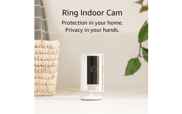 Ring Indoor Cam (2nd Gen) | 2023 Release | 1080p HD Video & Color Night Vision | Two-Way Talk | White