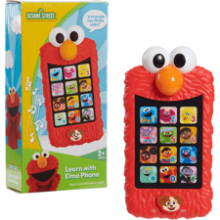 SESAME STREET Learn with Elmo Pretend Play Phone - Officially Licensed Kids Toy