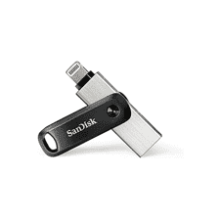 SanDisk 256GB iXpand Flash Drive Go for iPhone and iPad - Black