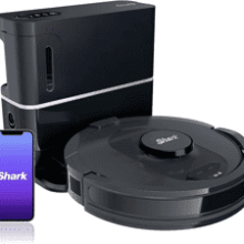 Shark AV2501S AI Ultra Robot Vacuum with Matrix Clean, Home Mapping, 30-Day Capacity, HEPA Bagless Self Empty Base, Wifi - Dark Grey