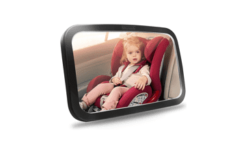 Shynerk Baby Car Mirror - Safety Car Seat Mirror for Rear Facing Infants with Wide Clear View - Shatterproof & Fully Assembled