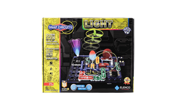 Snap Circuits LIGHT Electronics Exploration Kit | 175+ Exciting STEM Projects | Full Color Project Manual | 55+ Parts | Educational Toys for Kids 8+