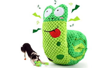 Squeak Dog Toys - Stress Release Game, IQ Training, Snuffle Foraging Toy for Dogs