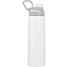 Stainless Steel Insulated Water Bottle with Spout Lid - 20-Ounce, White