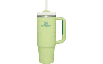 Stanley Quencher H2.0 FlowState Stainless Steel Tumbler with Lid and Straw - Citron, 30 oz