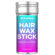 StyleShark Hair Wax Stick - 2.7 oz, Hair Edge Control, Flyaways & Frizz Tamer