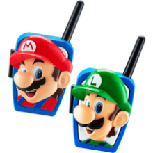 Super Mario Bros Walkie Talkies - Long Range, Two Way Handheld Radios for Kids