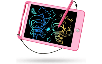 TEKFUN Kids Toys 8.5inch LCD Writing Tablet Erasable Drawing Pads - Pink