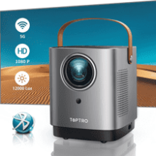 TOPTRO TR23 5G WiFi Bluetooth Projector 1080P Supported 12000 Lumen