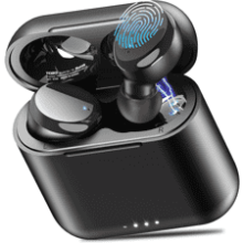 TOZO T6 True Wireless Earbuds Bluetooth 5.3 Headphones with Wireless Charging Case IPX8 Waterproof Stereo Earphones