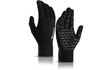 TRENDOUX Winter Gloves - Touch Screen Thermal Warm Knit Glove for Men and Women