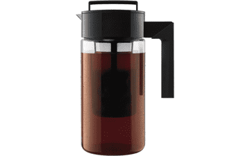 Takeya Cold Brew Coffee Maker - Black Lid Pitcher - 1 qt