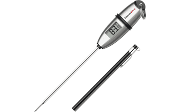 ThermoPro TP-02S Instant Read Meat Thermometer - Digital Cooking Food Thermometer with Long Probe for Grill, Candy, Kitchen, BBQ, Smoker, Oven, Oil, Milk, Yogurt