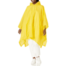 Totes Lightweight Unisex Rain Poncho - Reusable and Packable Rain Protection