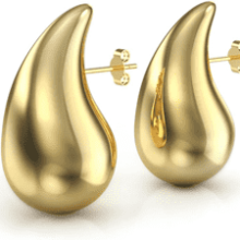 Trendy Teardrop Earrings for Women, Hypoallergenic Tear Drop Jewelry