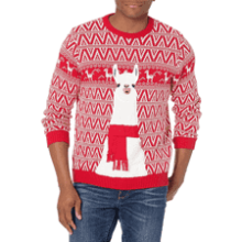 Ugly Christmas Sweater Dinosaur for Men by Blizzard Bay