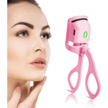 Ultimate Styling Heated Eyelash Curlers - Rapid Heat-up, USB Rechargeable, Temperature Control, Long-Lasting Curls