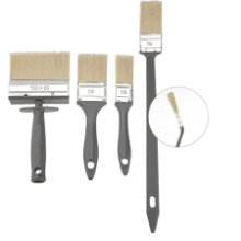 Universal Decorating Brush Set - 4-Piece - Black