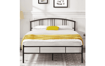 VECELO 14 inch Queen Bed Frame Metal Platform with Headboard and Footboard