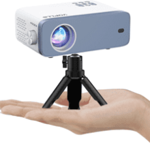 VOPLLS Mini Projector 1080P Full HD Portable Outdoor Home Theater Movie Projector