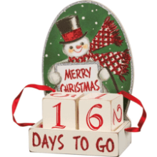 Vintage-Inspired Block Countdown for Retro Christmas by Primitives by Kathy