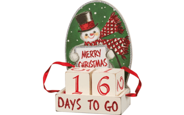 Vintage-Inspired Block Countdown for Retro Christmas by Primitives by Kathy